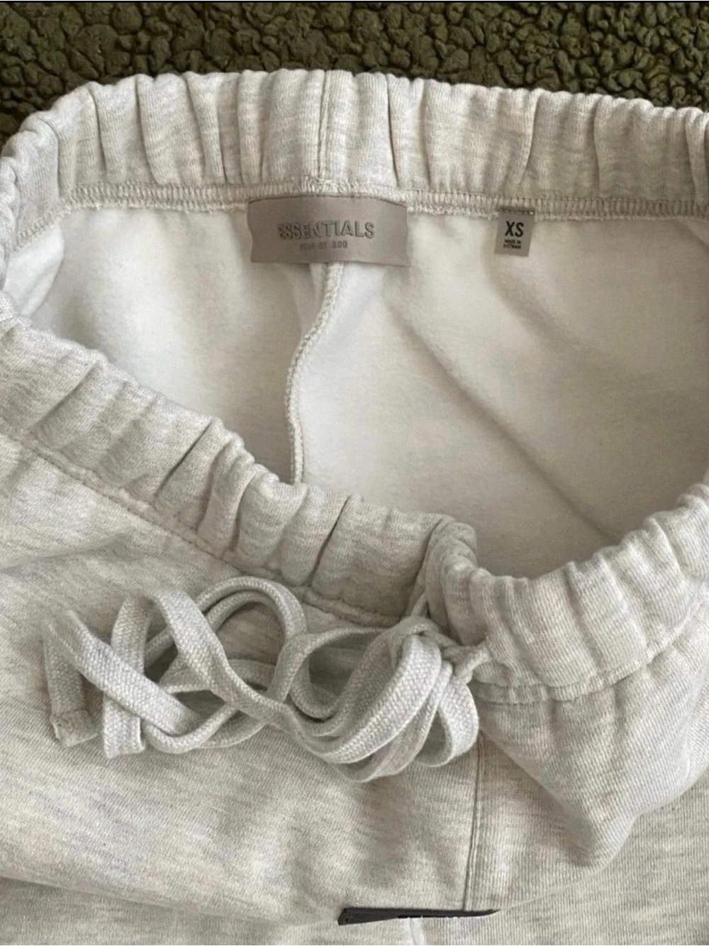 Men’s Fear of God Essentials Bundle, Shorts & T-Shirt, Light Oatmeal, XS, NWT